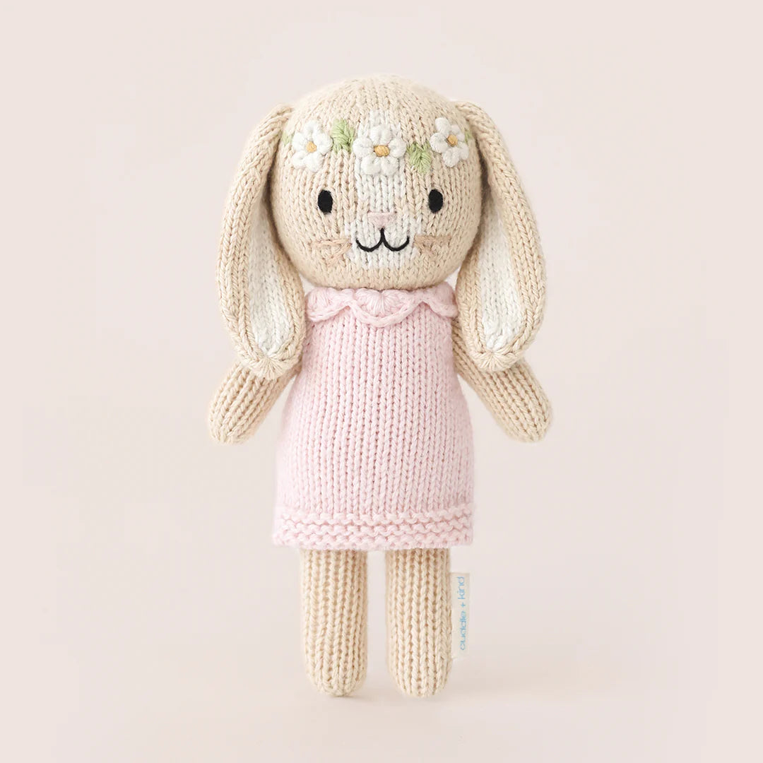 Tiny Hannah the bunny in blush