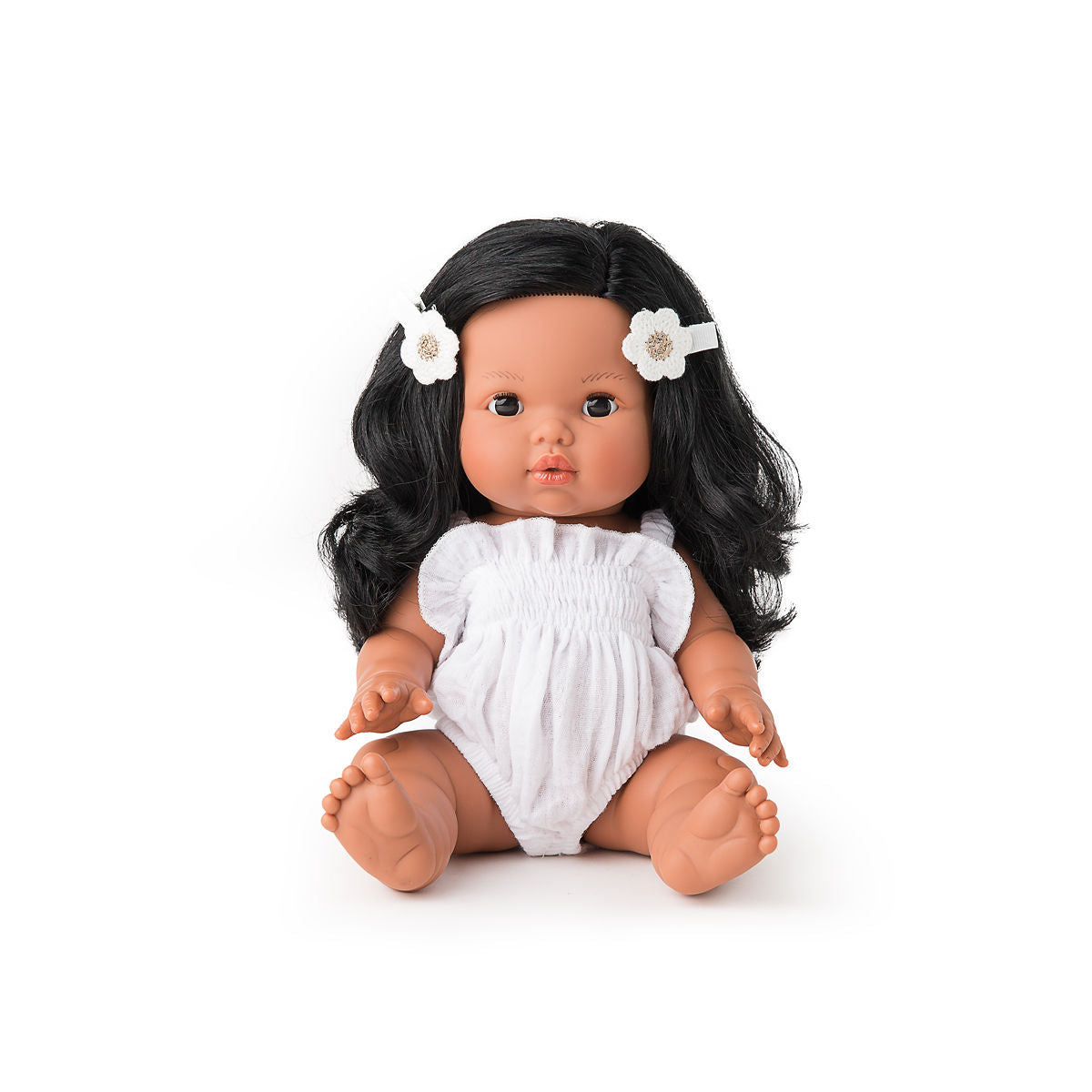 Doll Clothing - Smock Romper - Ivory