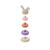 Wooden Stack Animal Rings - Bunny