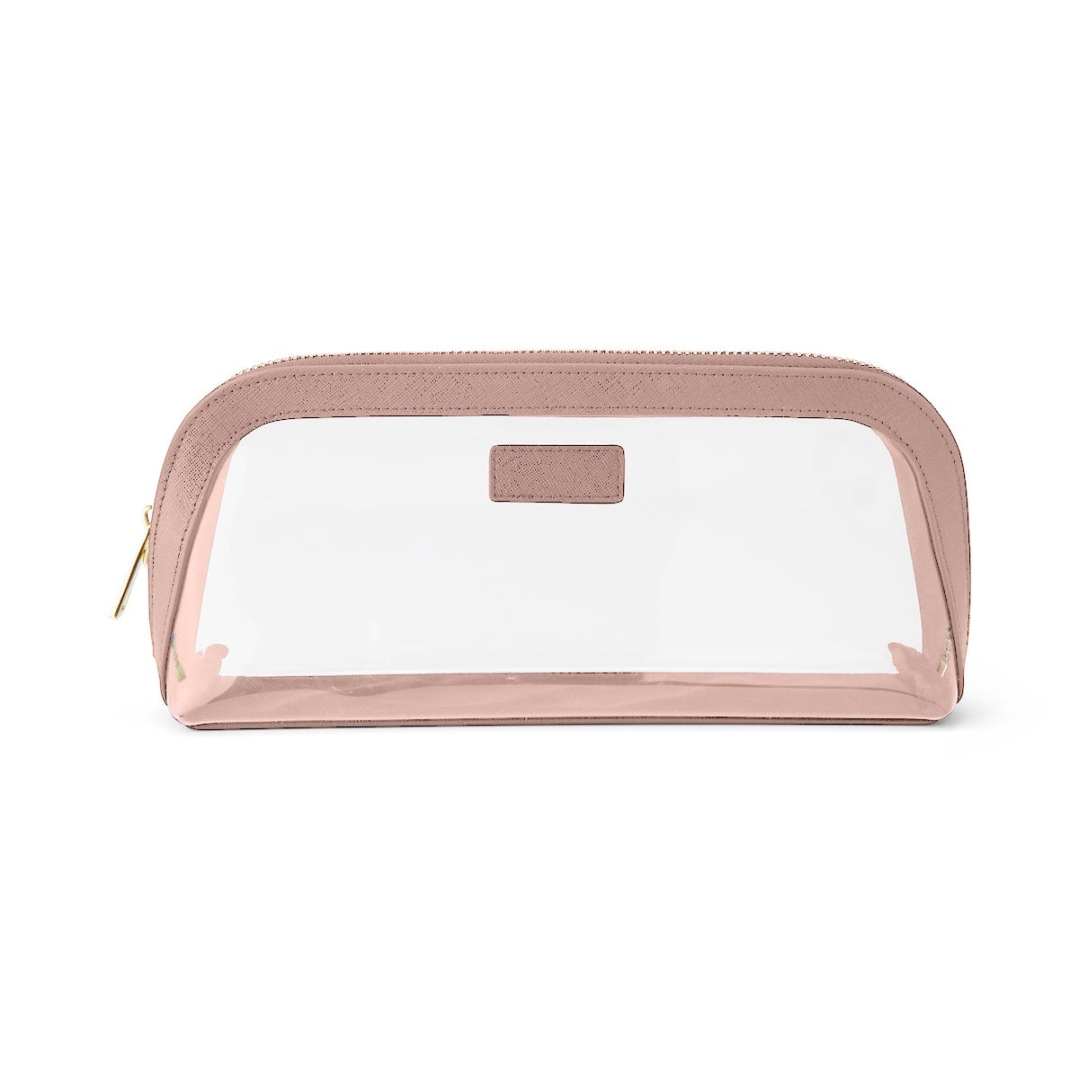 Clear Cosmetic Bag - Taupe