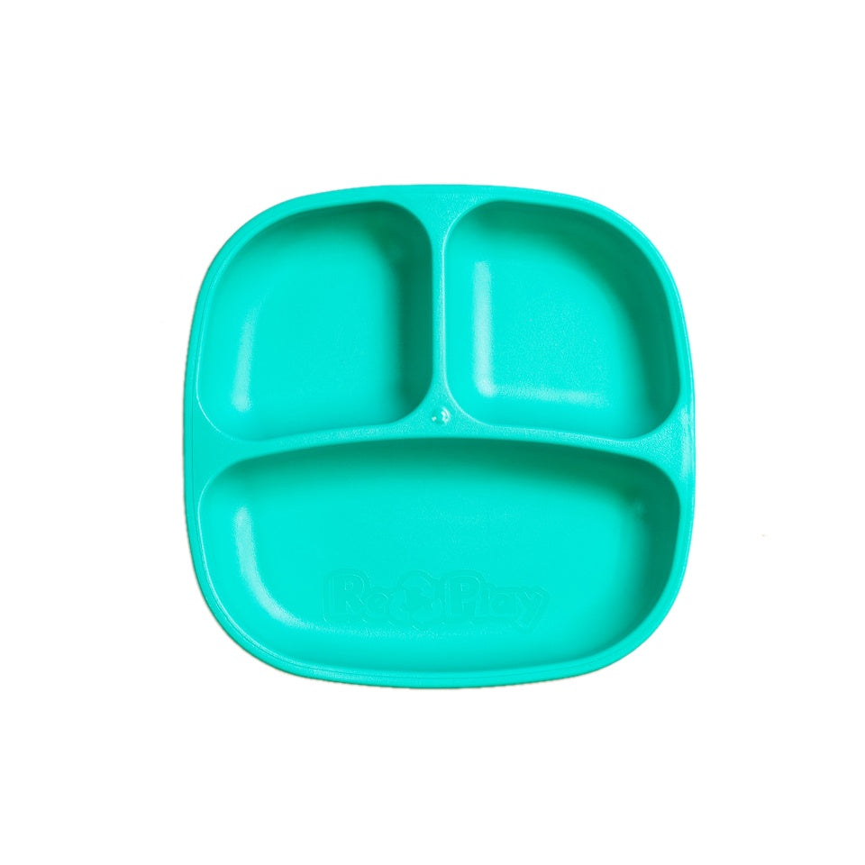 Re-Play Divided Plate - Aqua