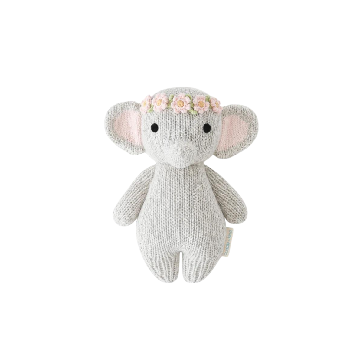 Baby elephant in blush floral