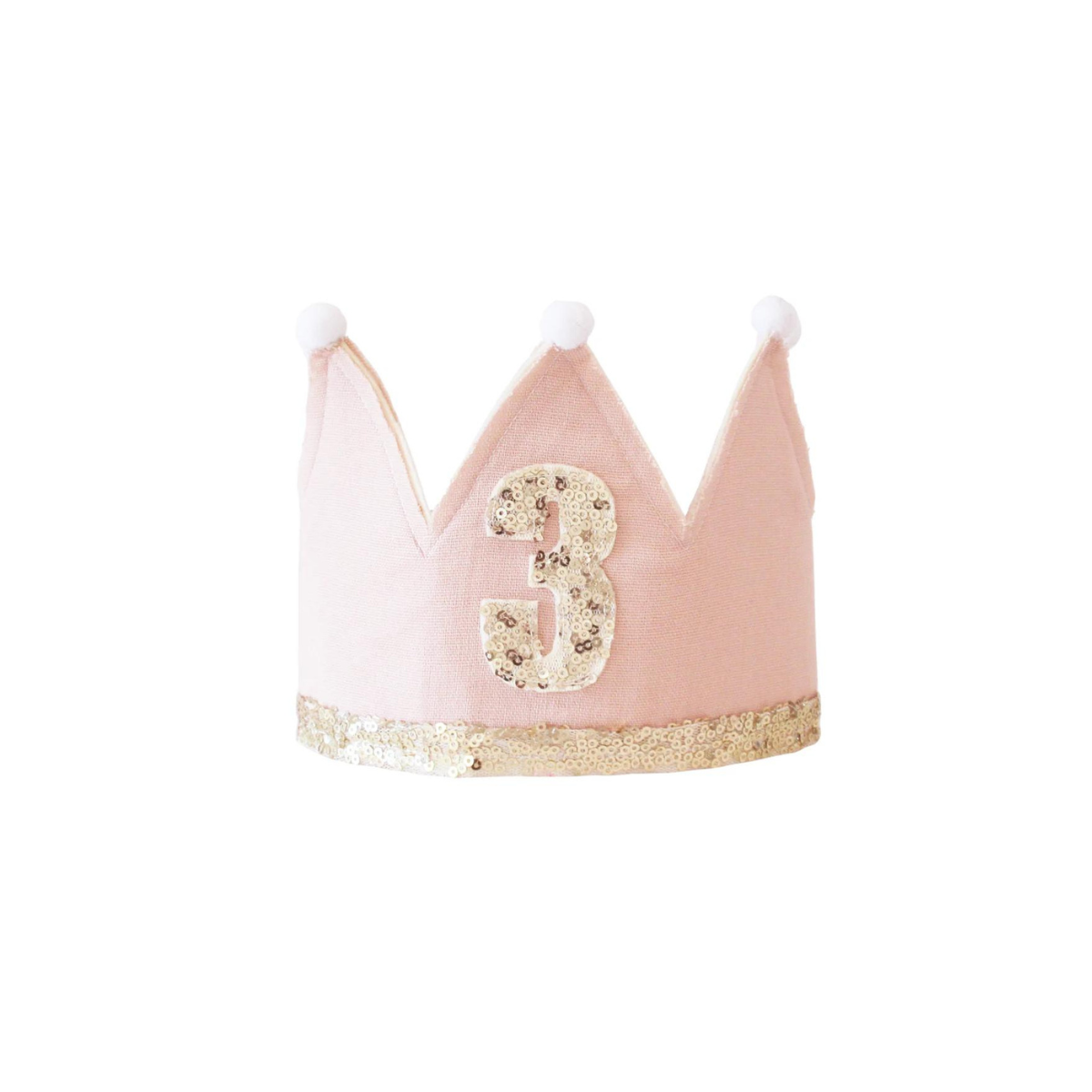 3rd Birthday Crown Pink