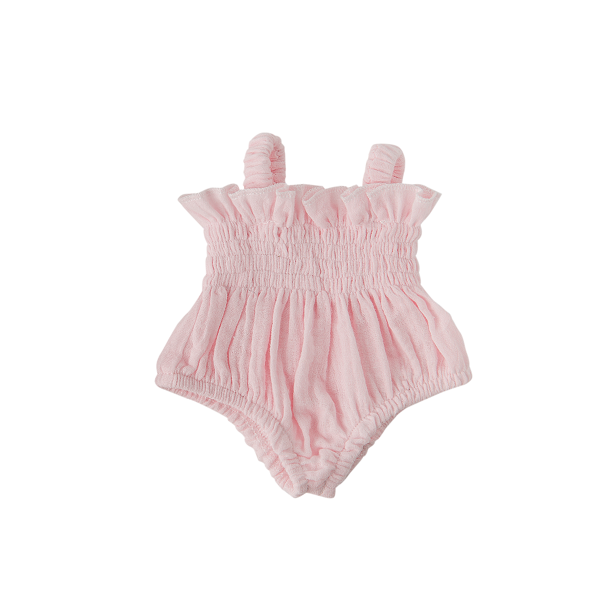 Doll Clothing - Smock Bubble Romper - Cotton Candy