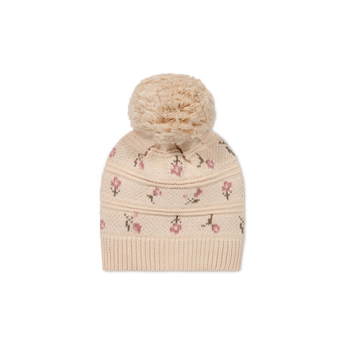 Delilah Knitted Hat - Delilah Jacquard Misty Rose