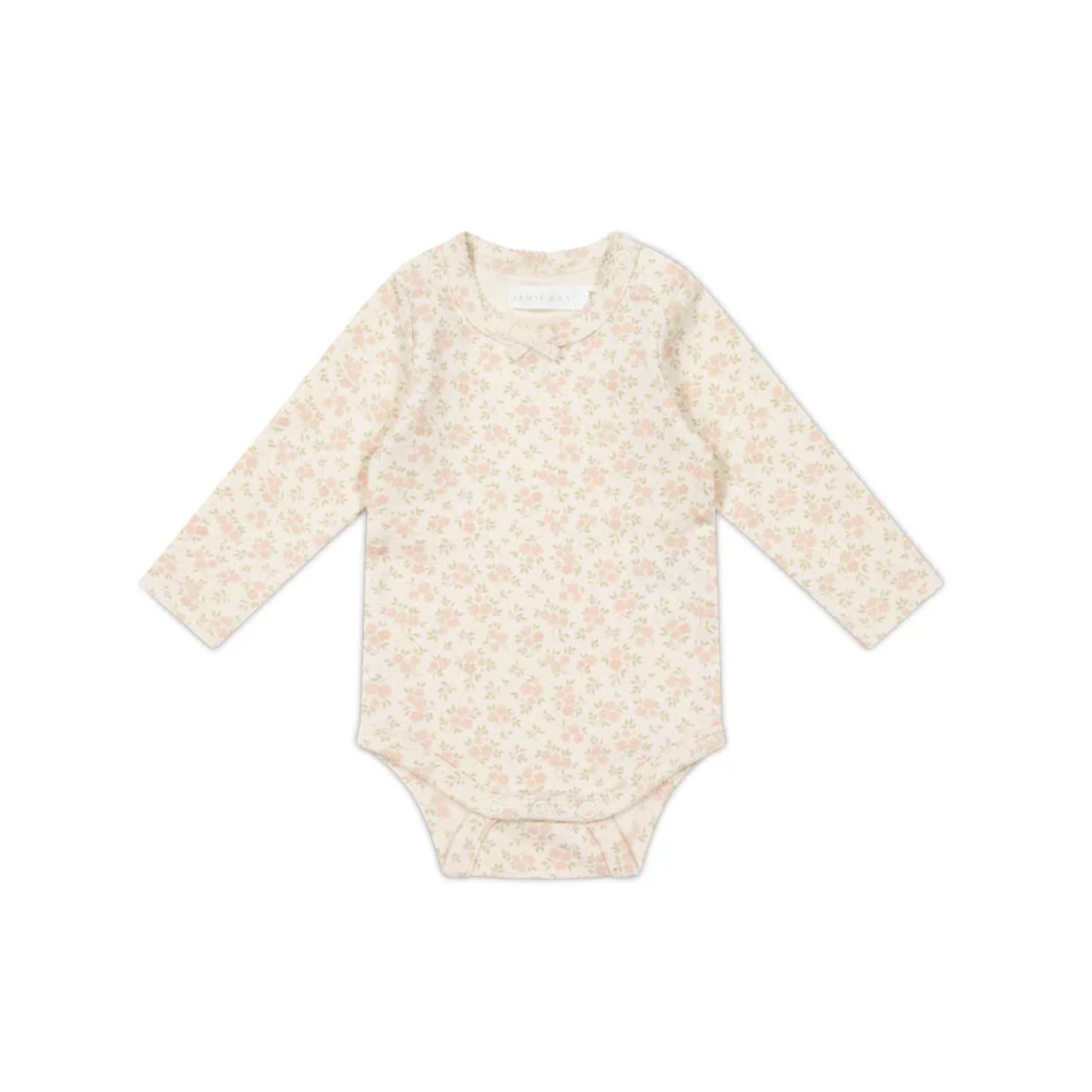 Long Sleeve Bodysuit - Rosalie Floral Mauve