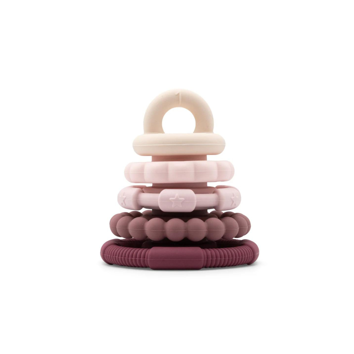 Jellystone Rainbow Stacker and Teether Toy - Dusty