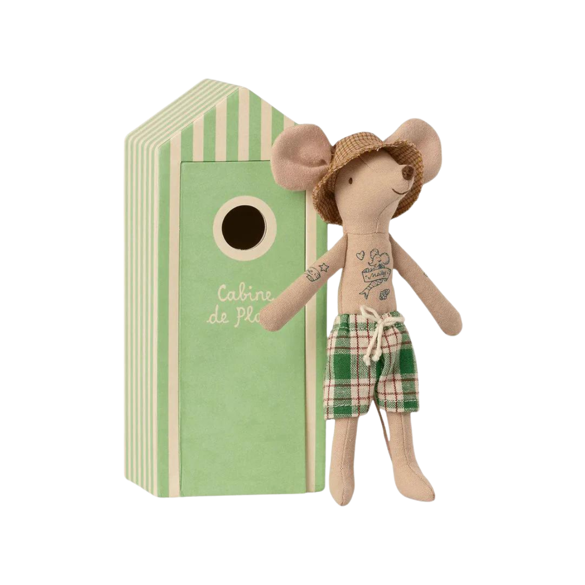 Maileg - Beach Mouse Dad in Cabin