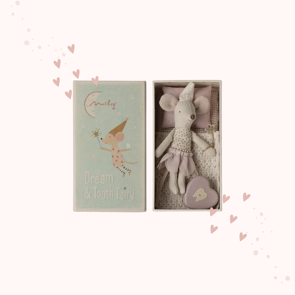 Maileg - Tooth Fairy Mouse Little Sister in Box