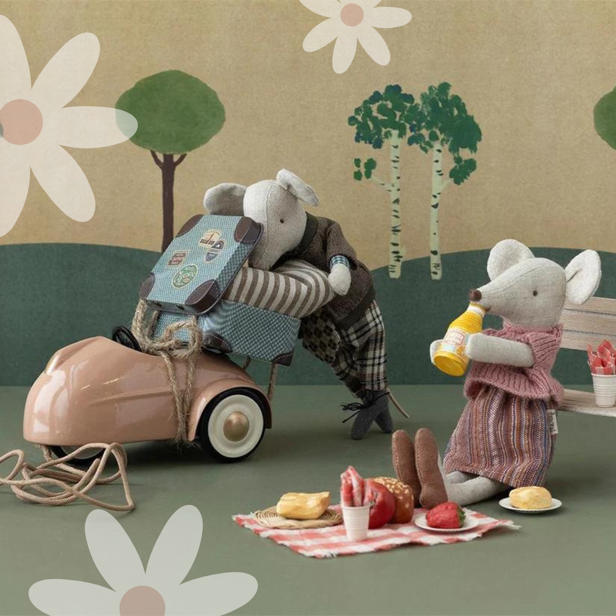 Maileg - Picnic Set Mouse