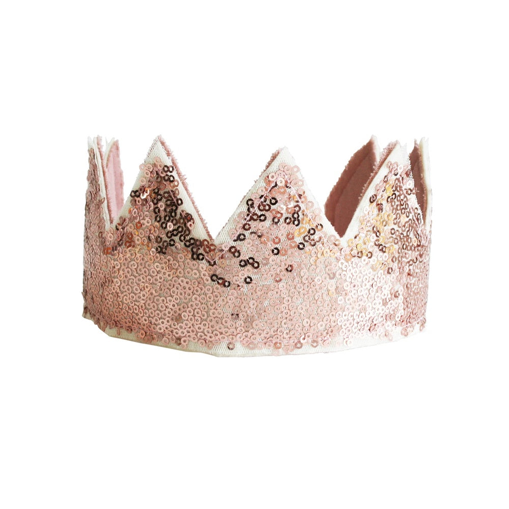 Sequin Crown Rose Gold