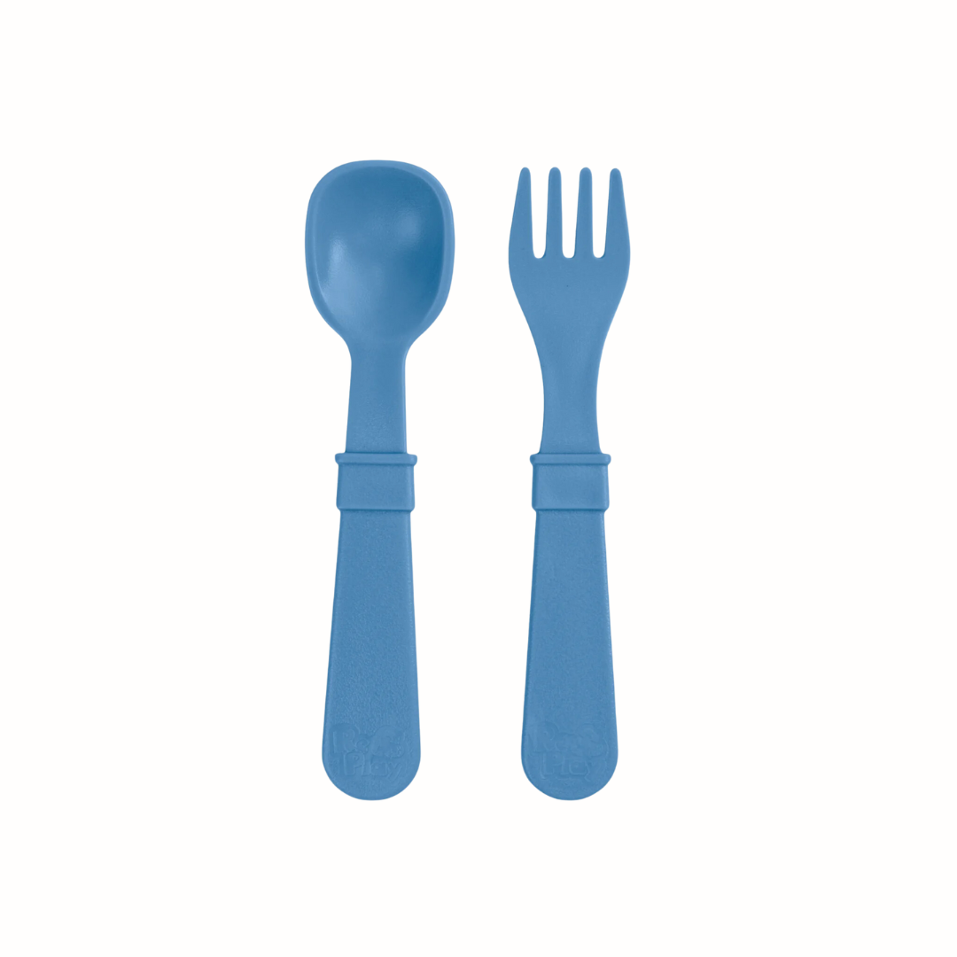 Re-Play Forks and Spoon Set - Denim