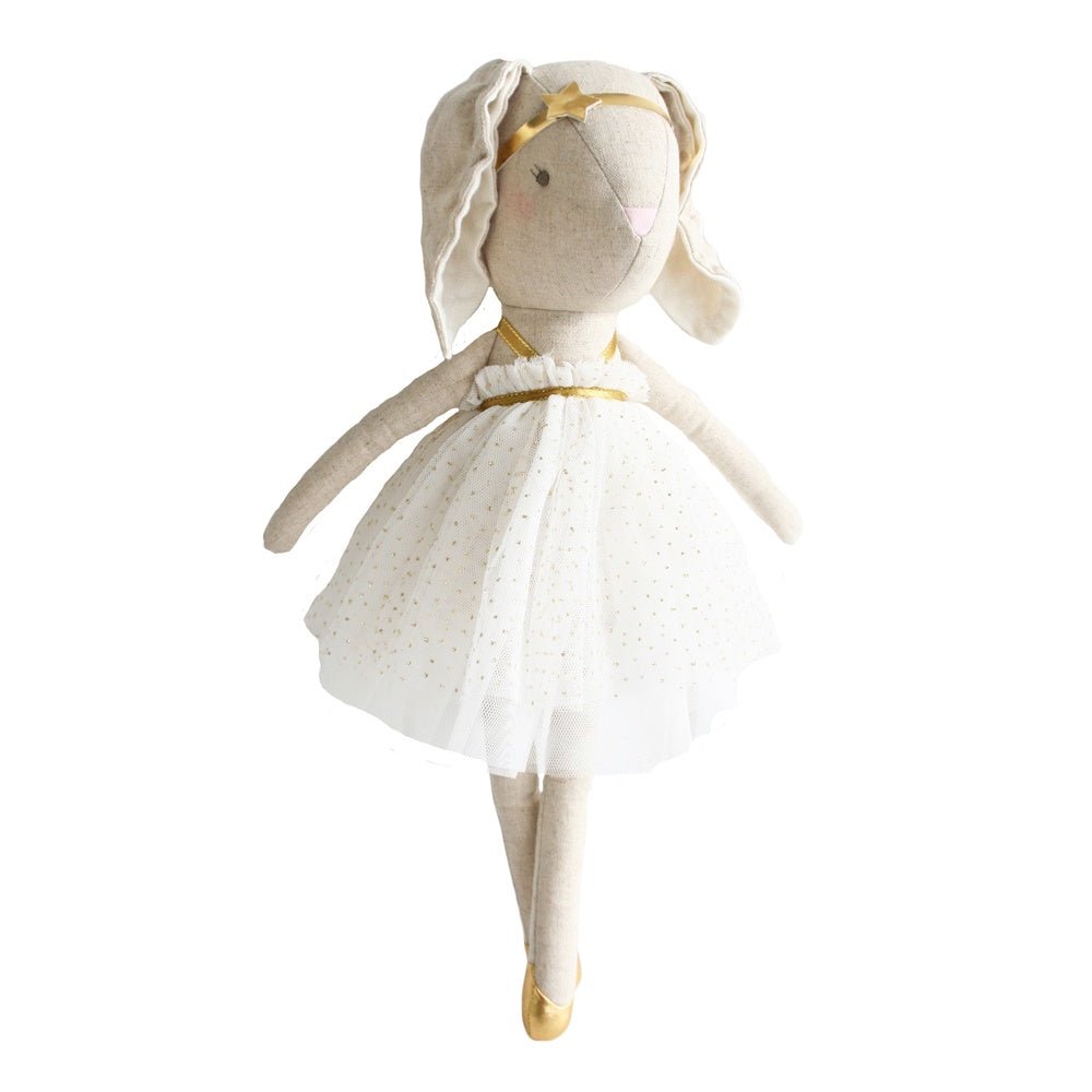 Layla Bunny 40cm Gold Sparkle