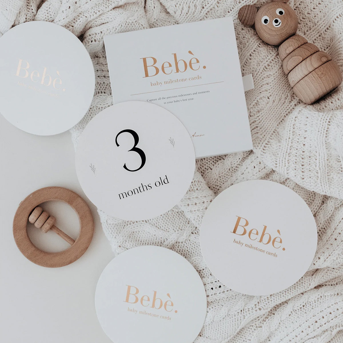 Baby Milestone Card Set - Bebe